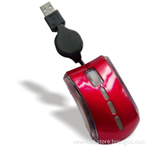 Mini Optical Mouse, 800 to 1,000DPI Resolution Range, USB/Sony's PS2 Port and 1.5m Cable Length